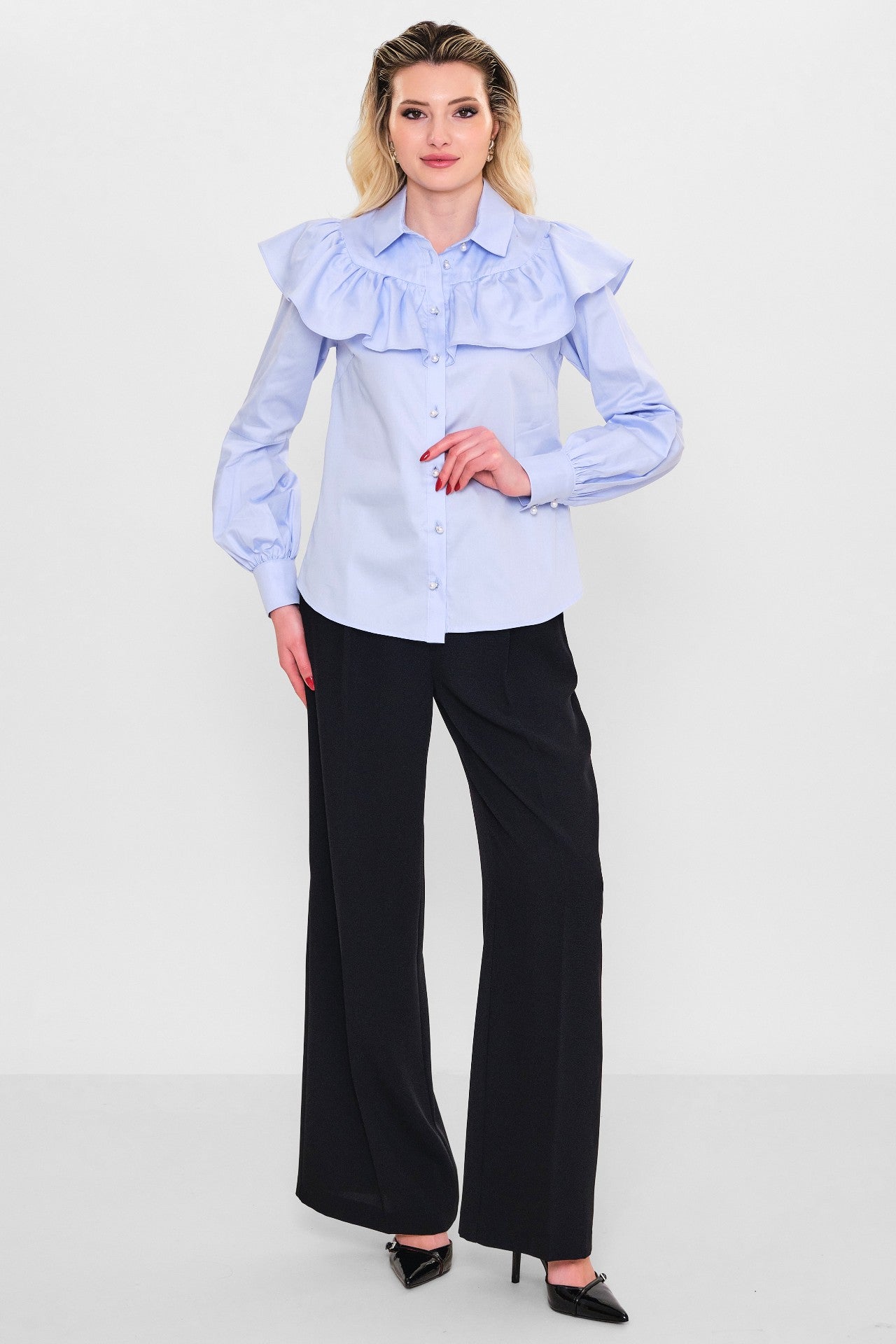 Fashion club - Plus Size Shirt (FSC26YSM2031) - 8690200129773