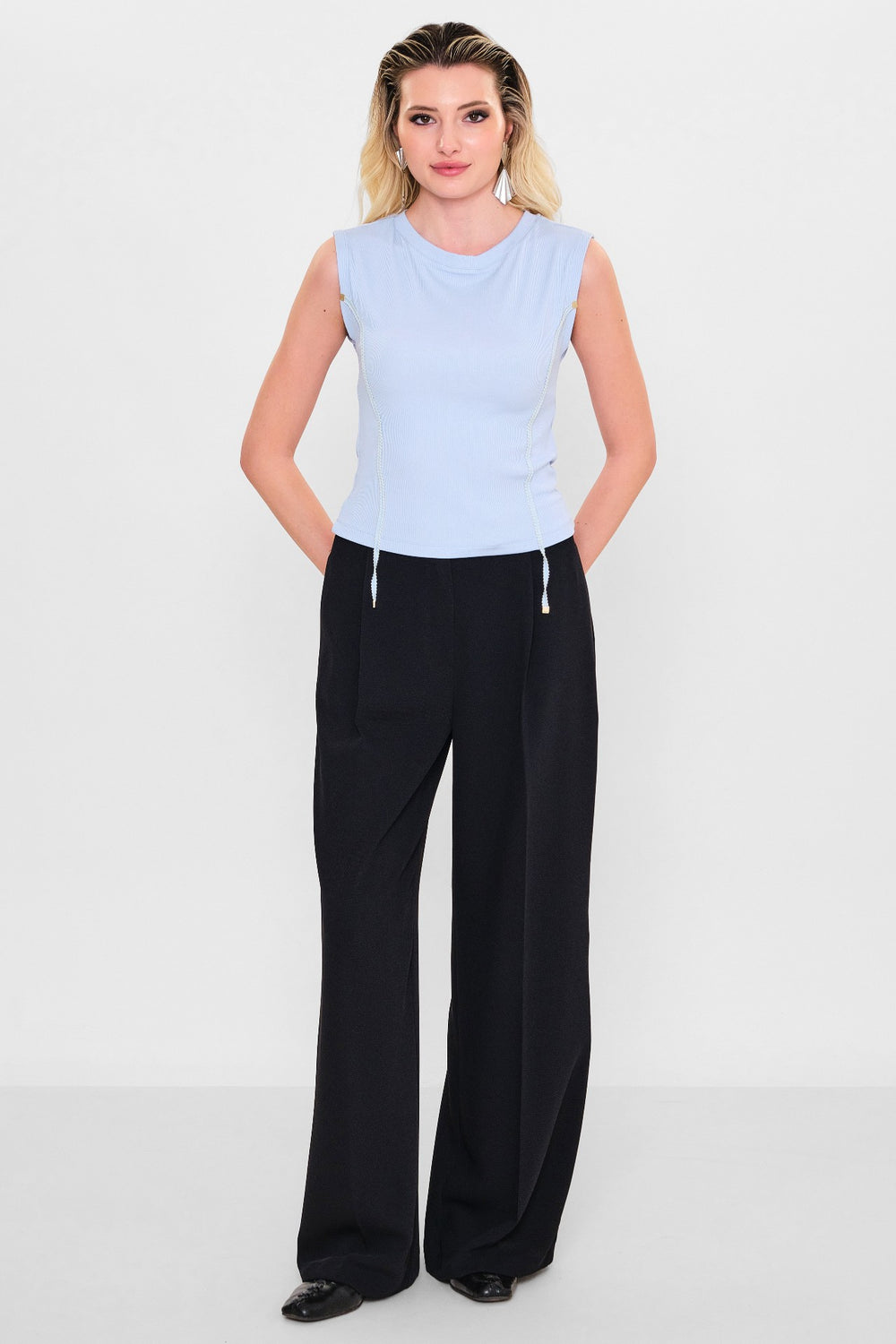 Fashi̇on club - Plus Size Blouse (FSC26YSM2003) - 8690200129803