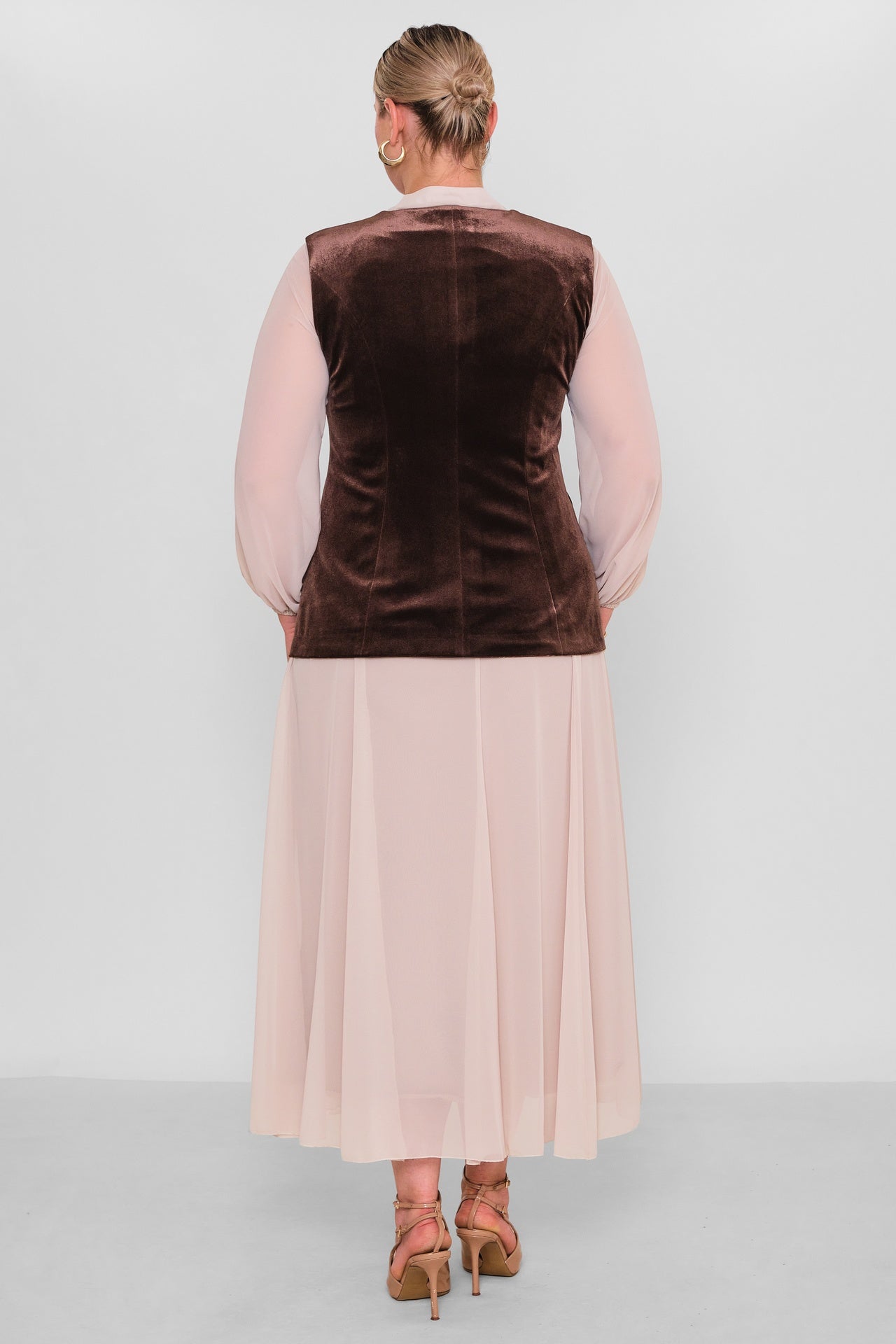 Ksas - Plus Size Waistcoat (KSAS4155) - 8690200129919