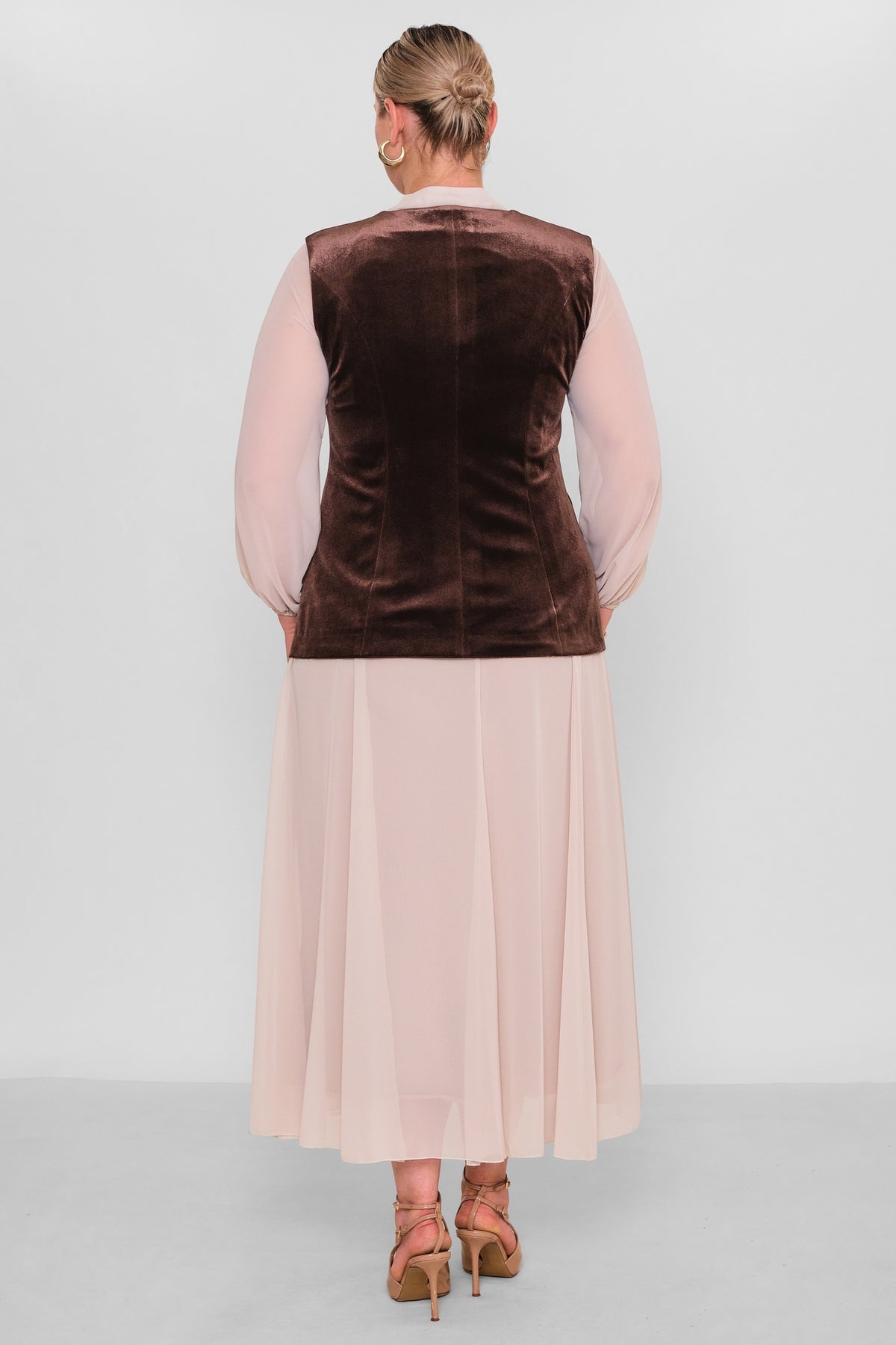 Ksas - Plus Size Waistcoat (KSAS4155) - 8690200129919