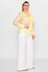 Laluce - Plus Size Blouse (L2.Y26.BLZ.2B194) - 8690200129933