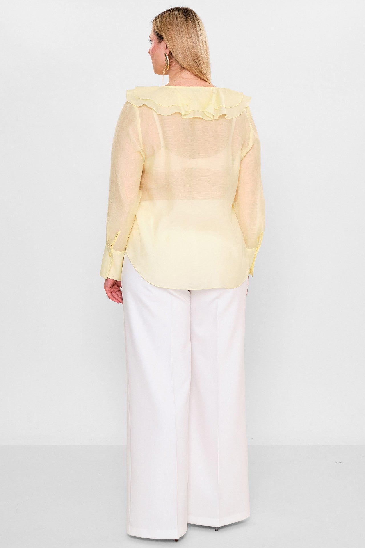 Laluce - Plus Size Blouse (L2.Y26.BLZ.2B194) - 8690200129933