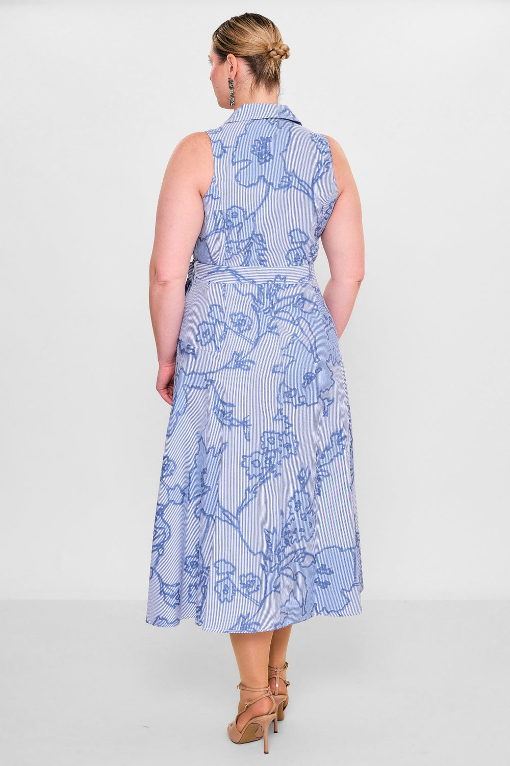 Laluce - Plus Size Dress (L2.Y26.ELB.2E654) - 8690200129971
