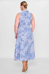 Laluce - Plus Size Dress (L2.Y26.ELB.2E654) - 8690200129971
