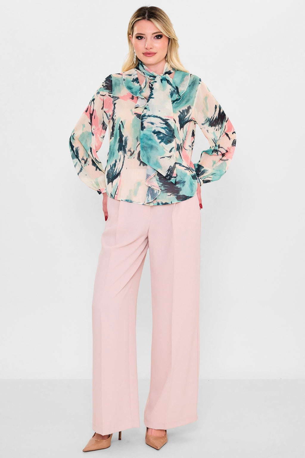 Laluce - Plus Size Blouse (LL.Y26.BL.LB202) - 8690200129988
