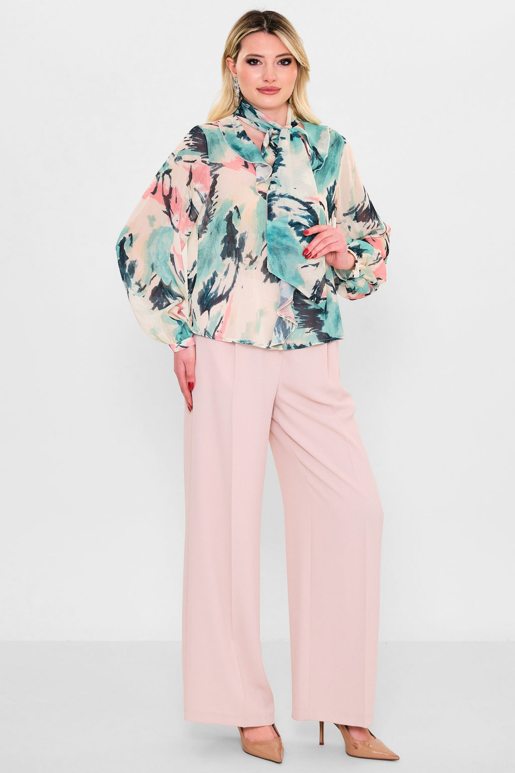 Laluce - Plus Size Blouse (LL.Y26.BL.LB202) - 8690200129988