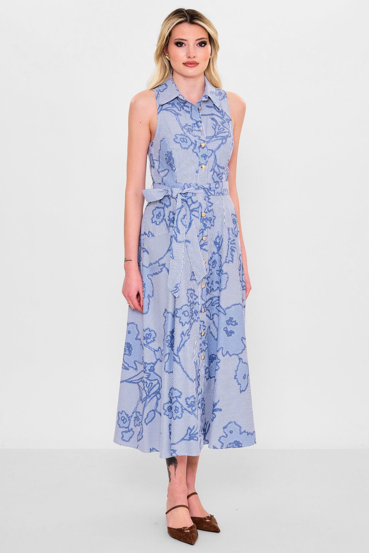 Laluce - Plus Size Dress (LL.Y26.ELB.LE654) - 8690200129995
