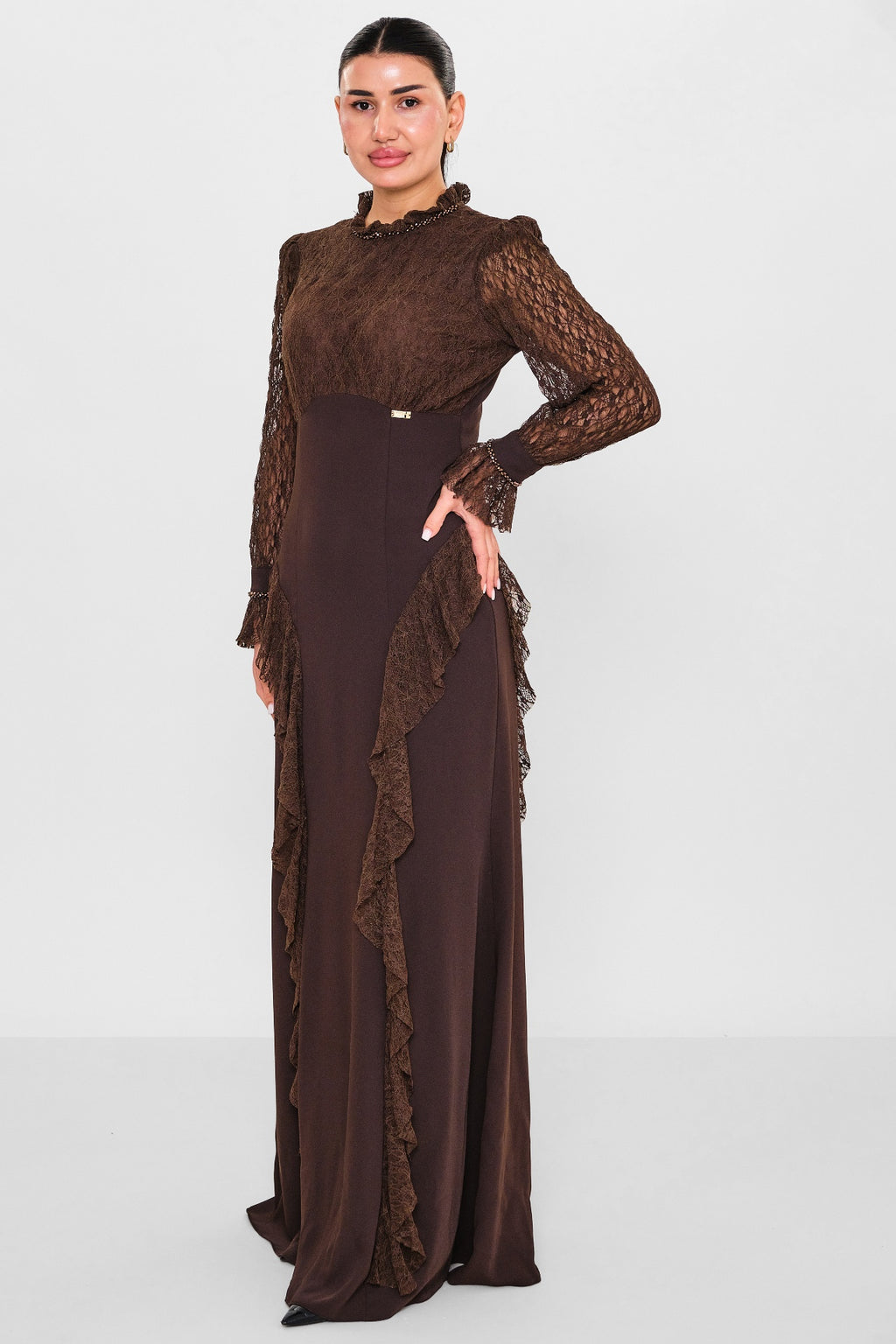 Nupel line - Plus Size Dress (NPL26Y5156) - 8690200130052