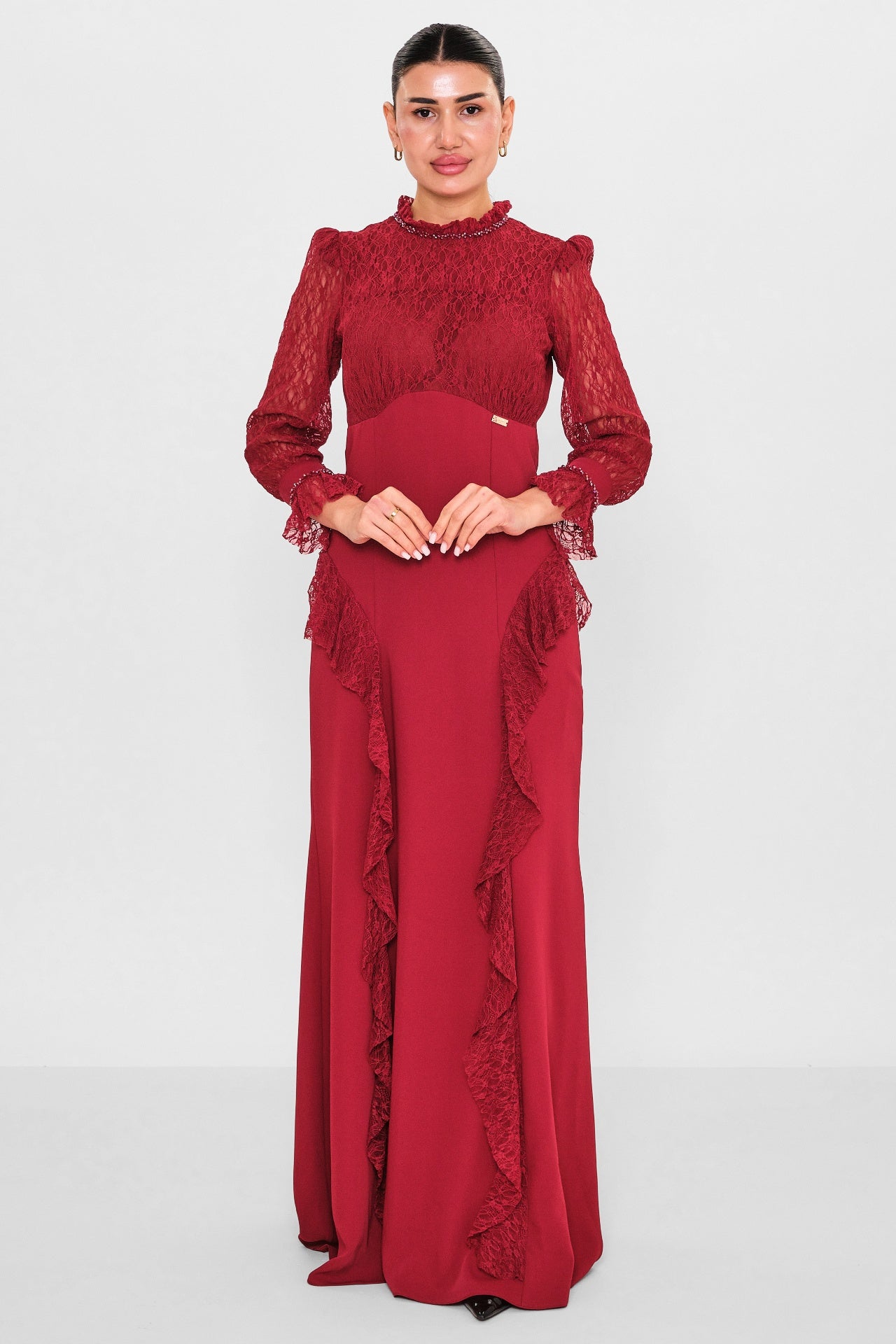 Nupel line - Plus Size Dress (NPL26Y5156) - 8690200130076