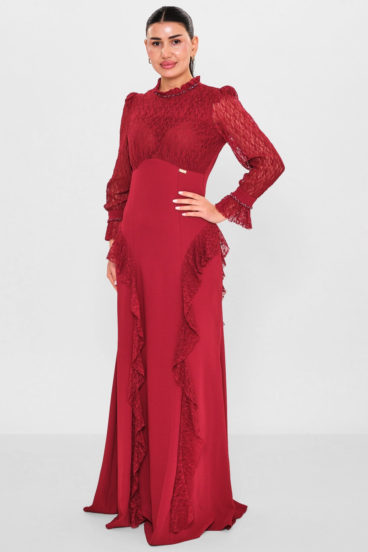 Nupel line - Plus Size Dress (NPL26Y5156) - 8690200130076