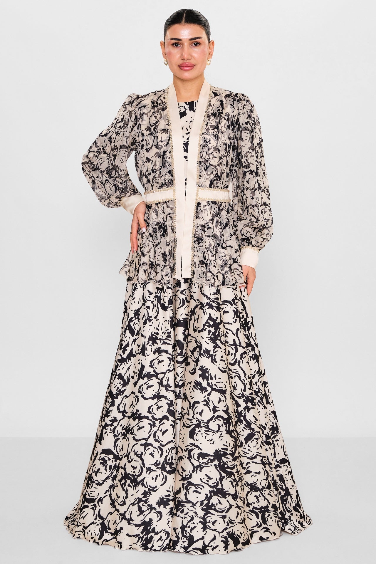 Nupel li̇ne - Plus Size Dress (NPL26Y5147) - 8690200130083