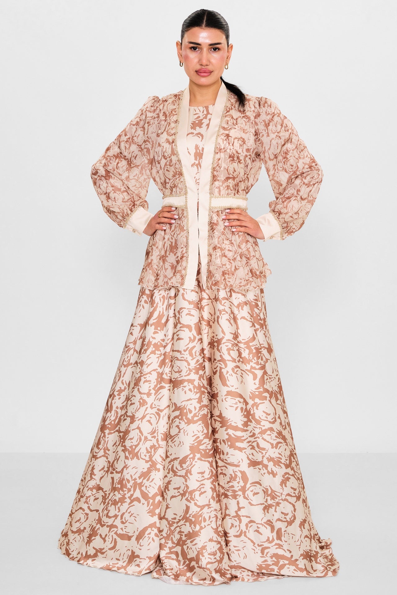 Nupel li̇ne - Plus Size Dress (NPL26Y5147) - 8690200130090