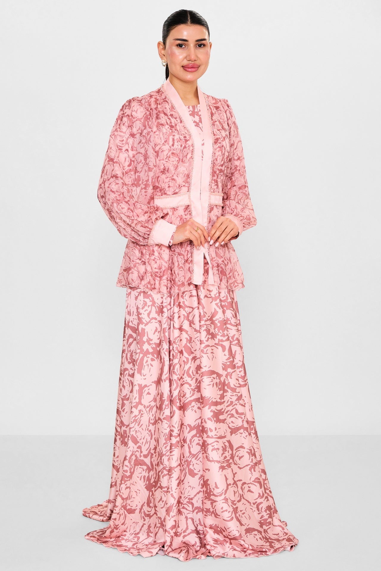 Nupel li̇ne - Plus Size Dress (NPL26Y5147) - 8690200130106