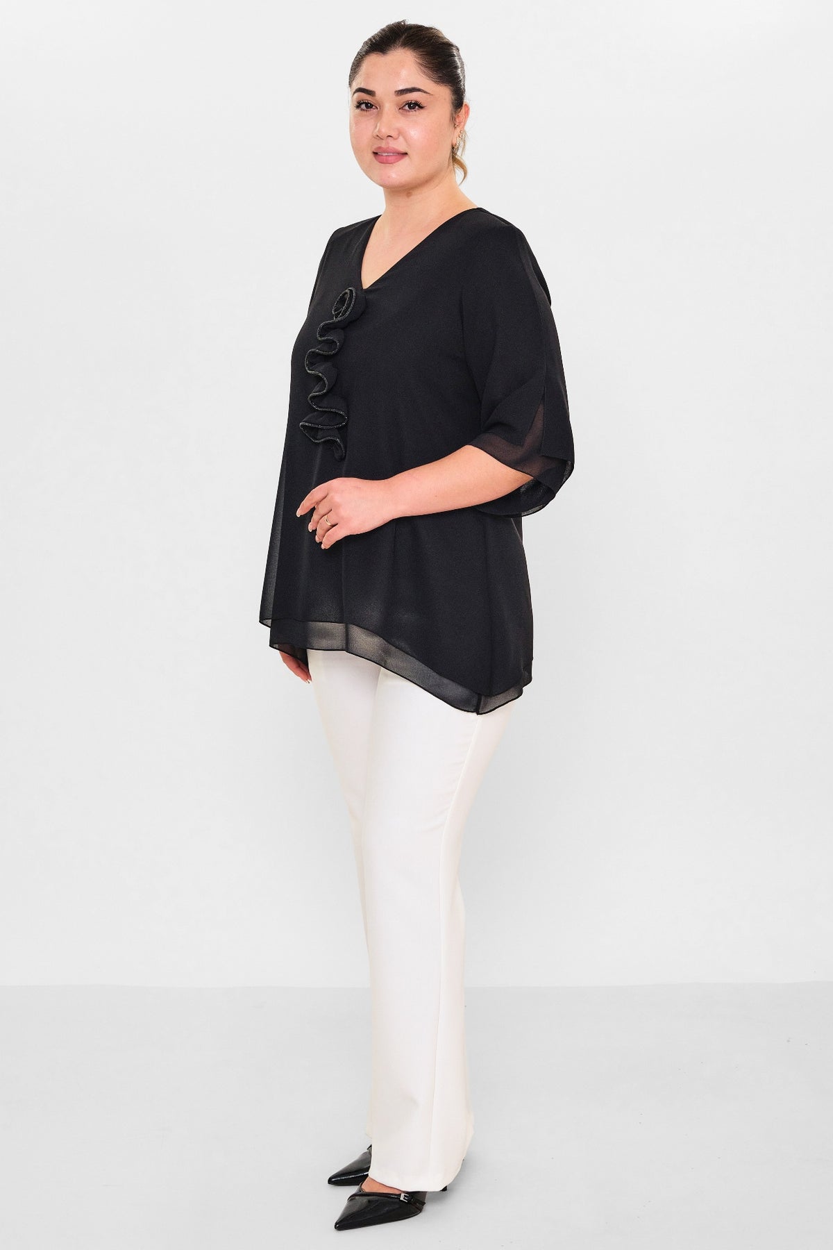Kifayet - Plus Size Evening dress (KFY26Y18700-01) - 8690200130380