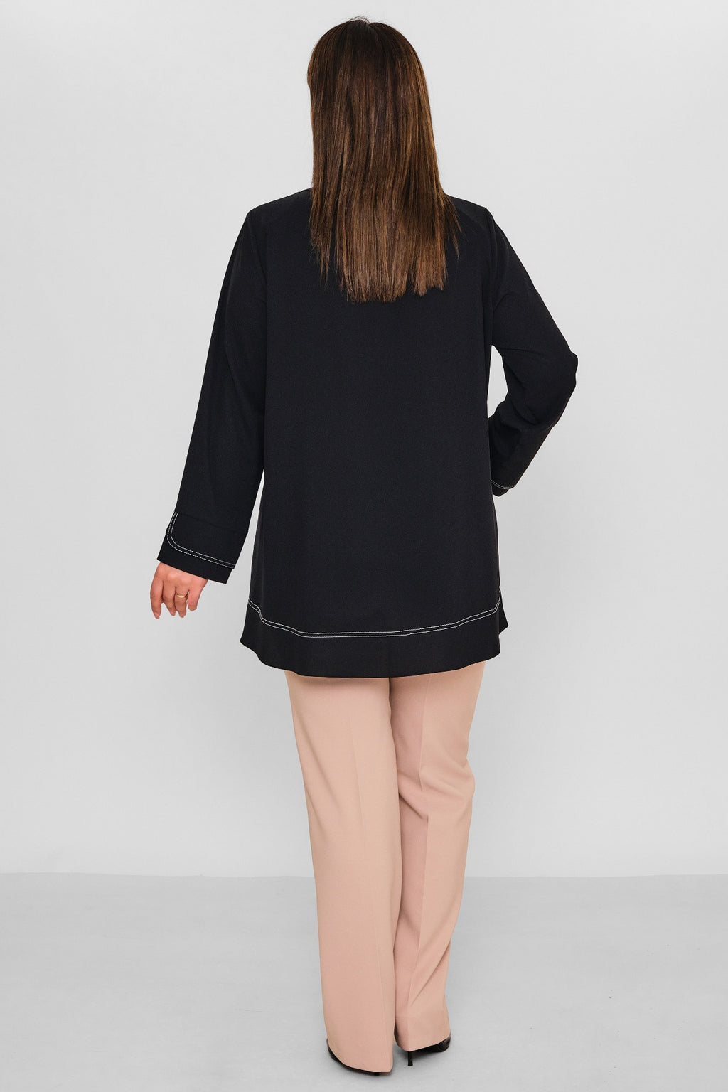 Kifayet - Extended Plus Size Blouse (KFY26Y23523-01) - 8690200130441
