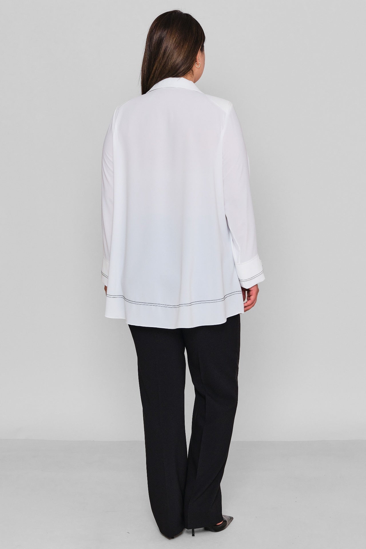 Kifayet - Extended Plus Size Blouse (KFY26Y23523-01) - 8690200130458