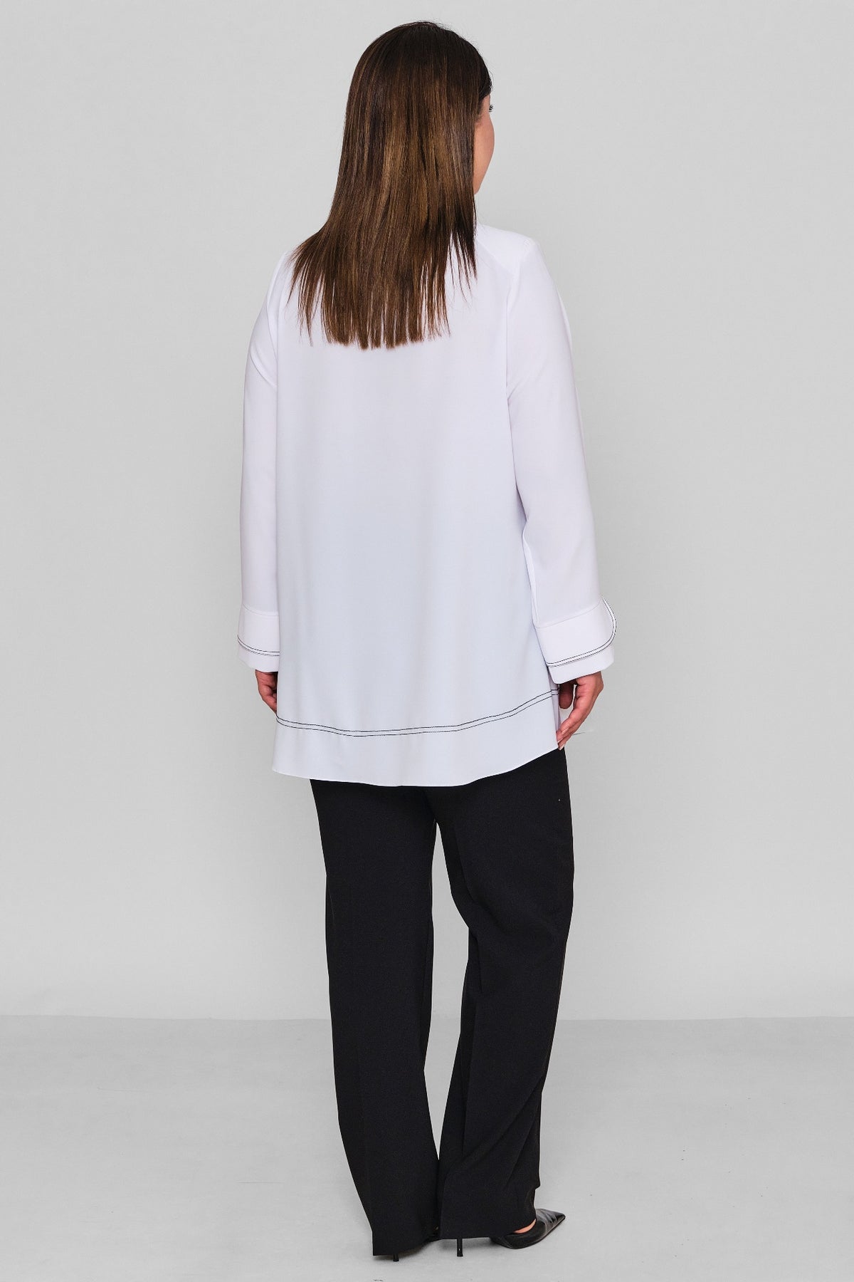 Kifayet - Extended Plus Size Blouse (KFY26Y23523-01) - 8690200130465
