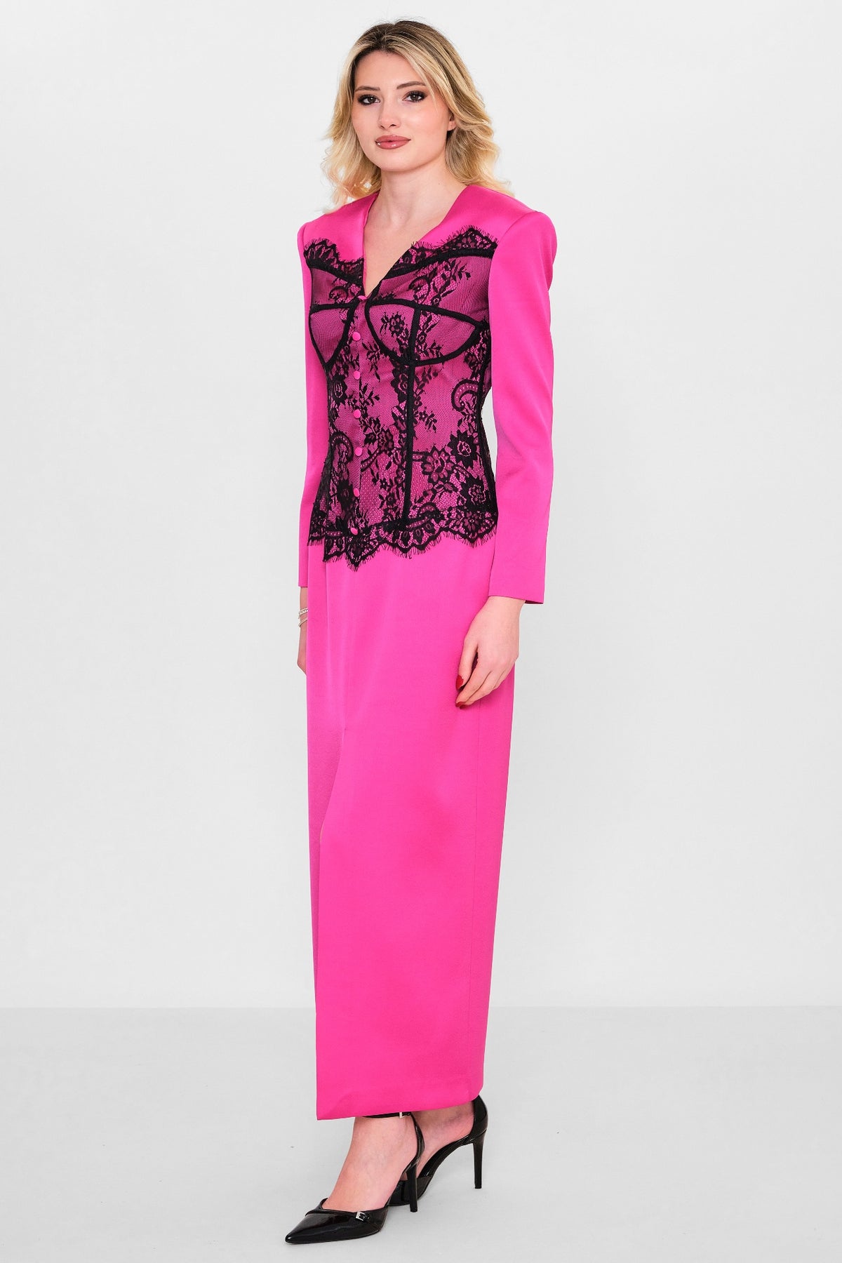 Kedma - Plus Size Dress (KDM26Y8-98371) - 8690200130489