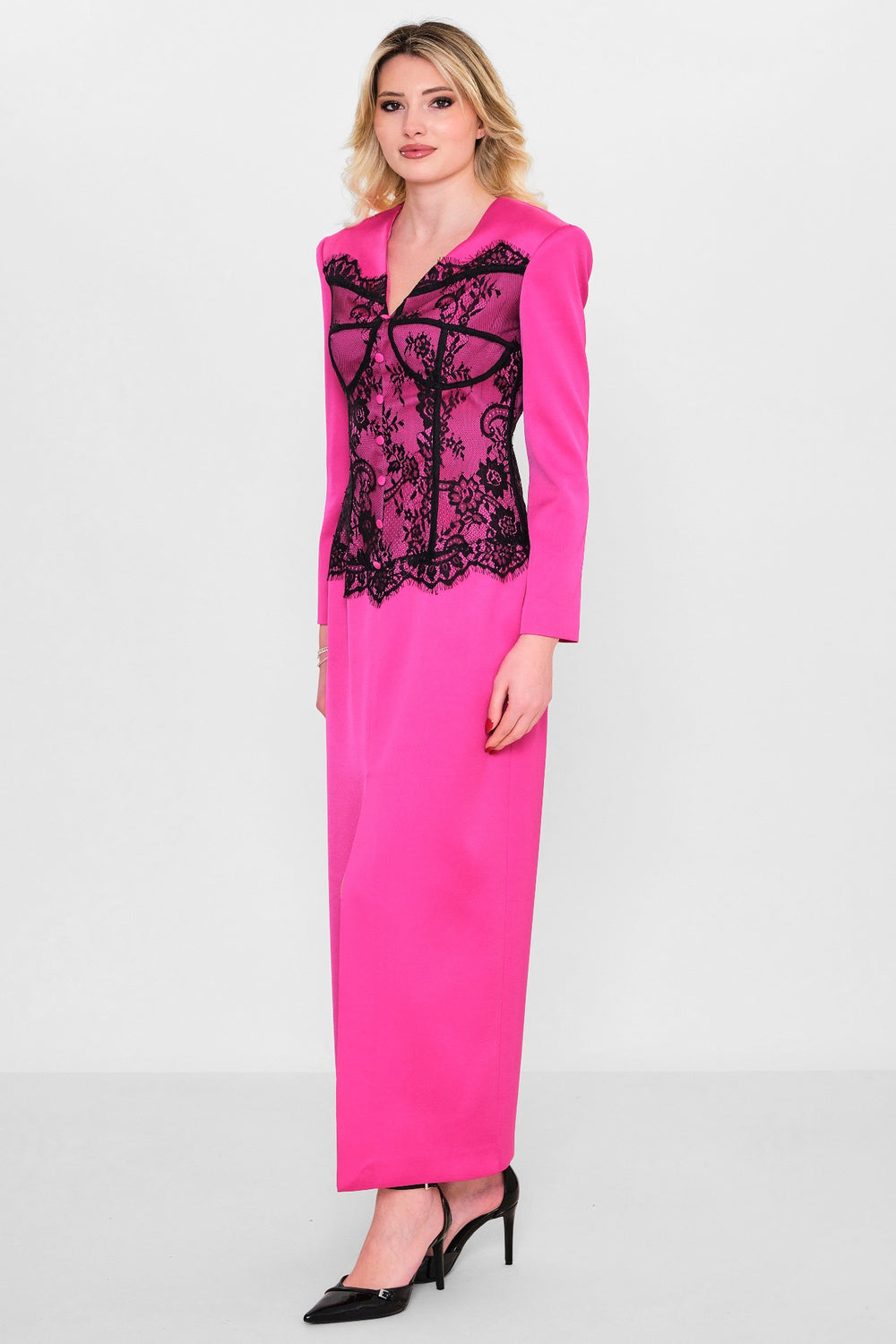 Kedma - Plus Size Dress (KDM26Y8-98371) - 8690200130489