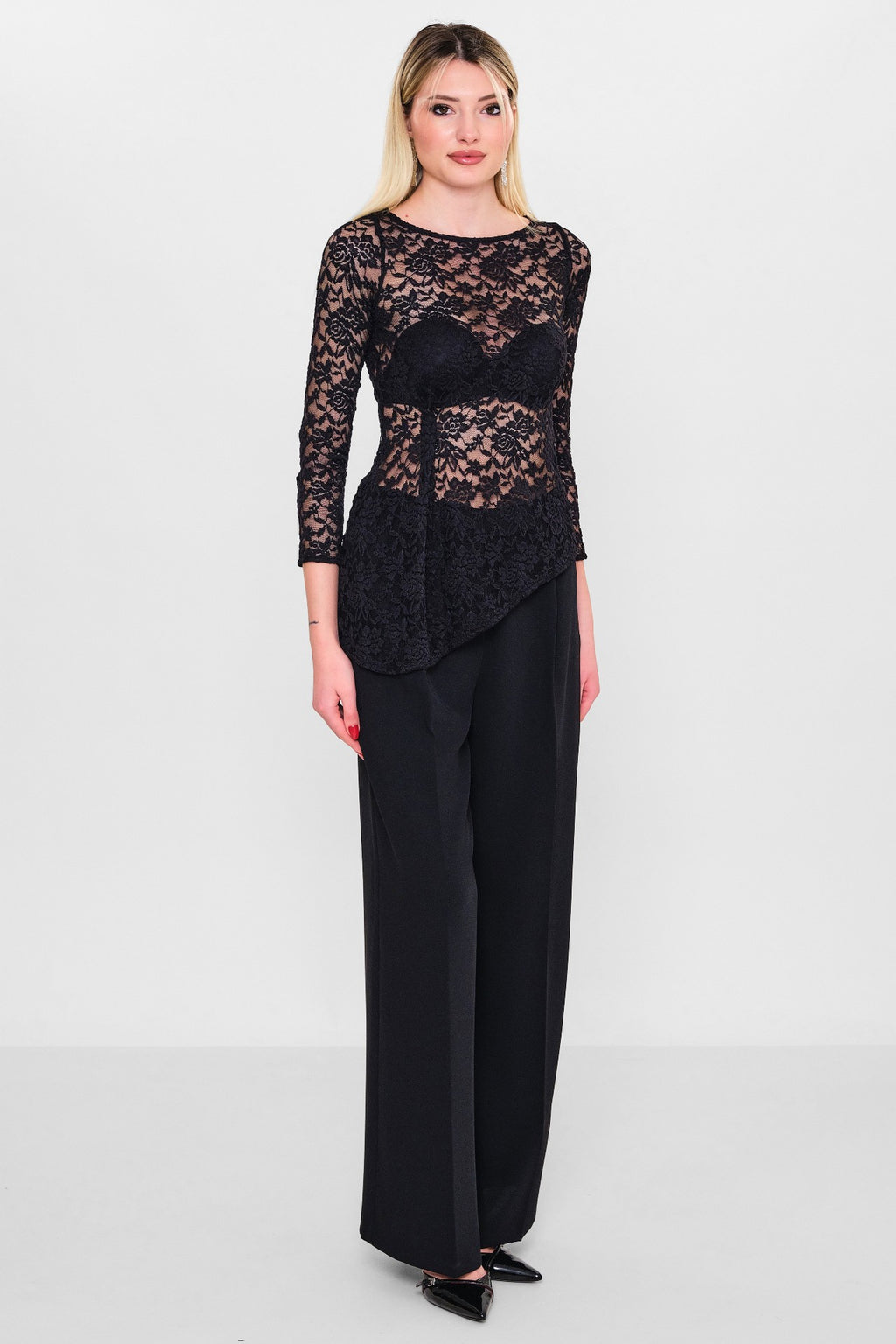 Jarrivee - Plus Size Blouse (JRVSS26J4226) - 8690200130519