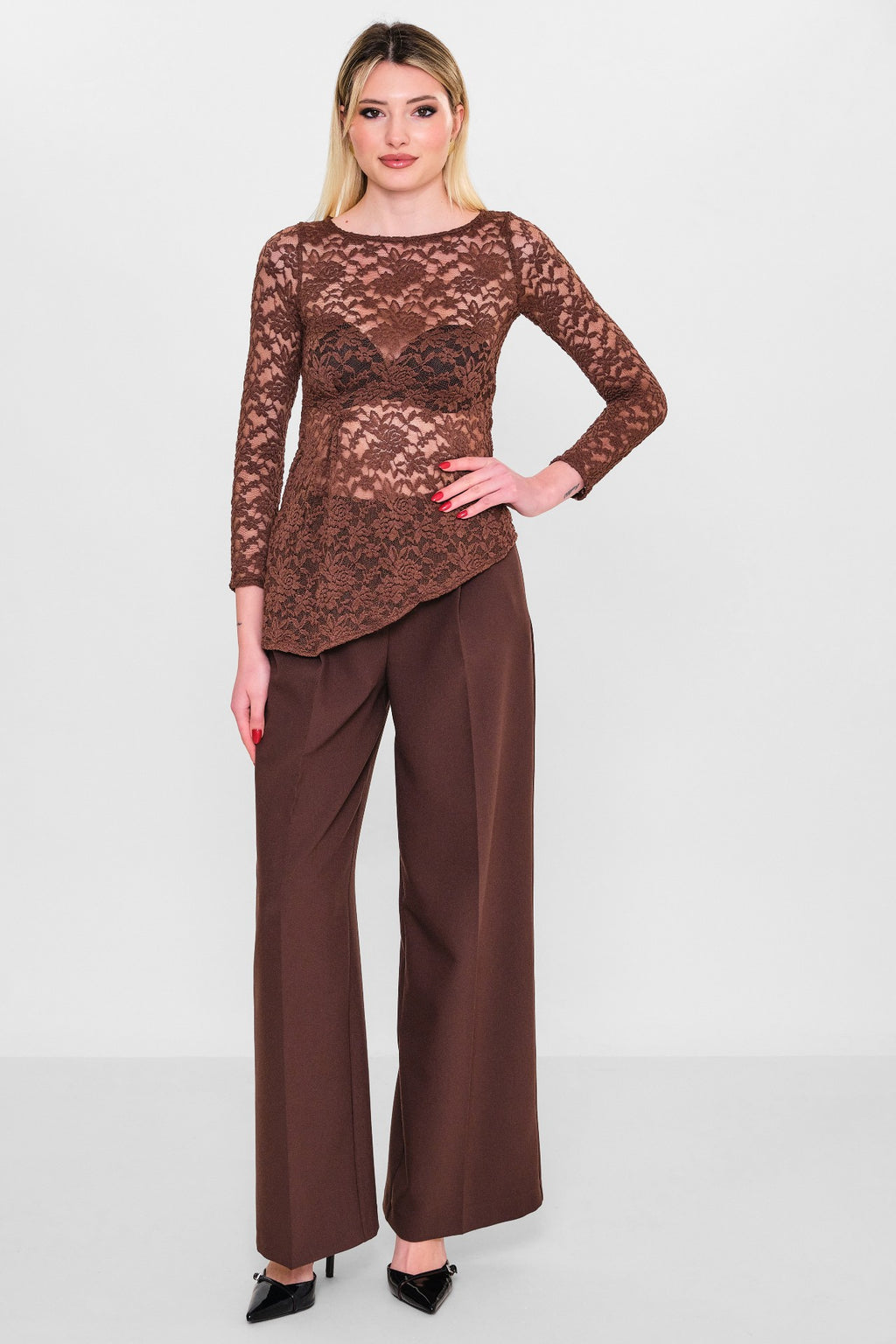 Jarrivee - Plus Size Blouse (JRVSS26J4226) - 8690200130526
