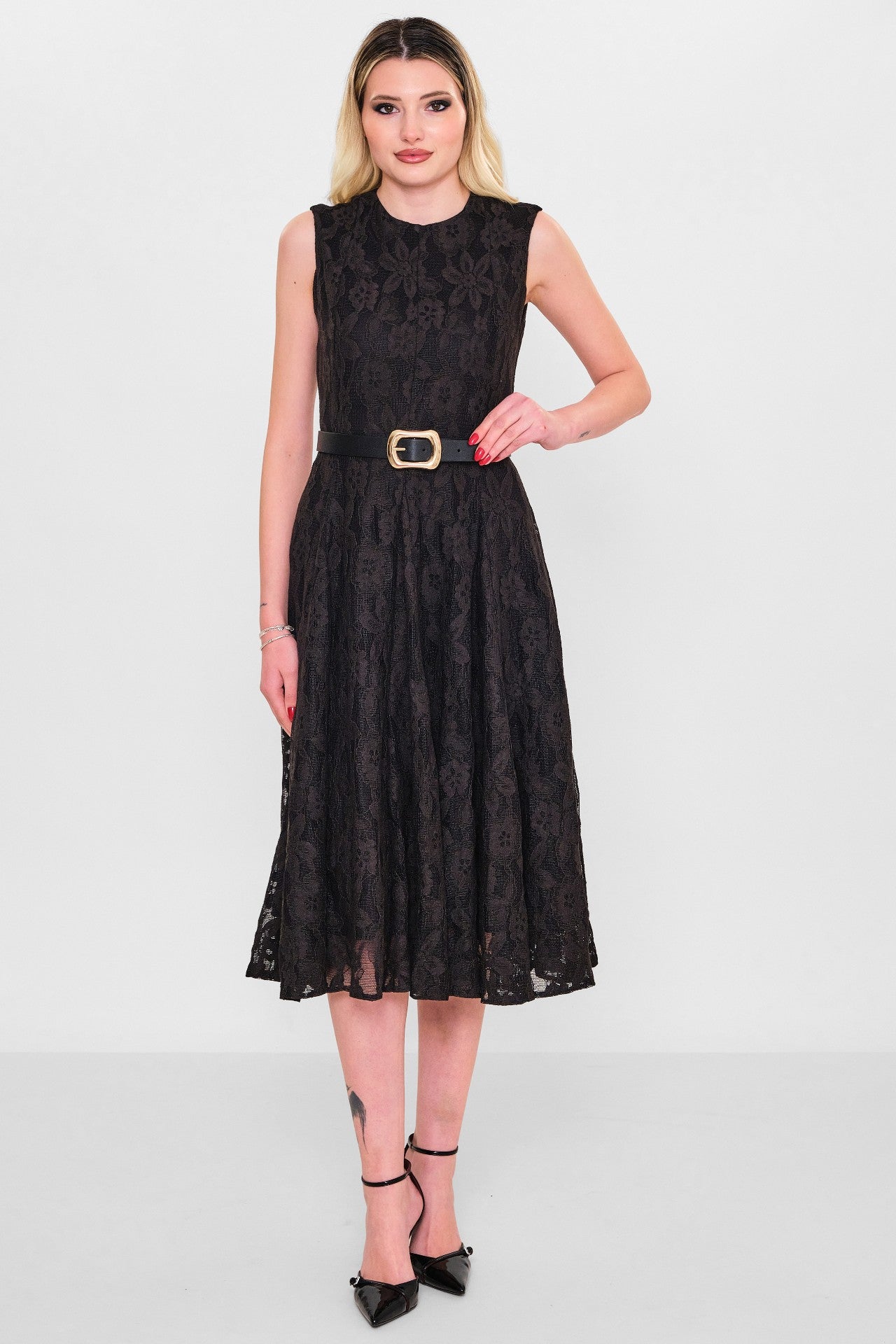Jarrivee - Plus Size Dress (JRVSS26J5239) - 8690200130533