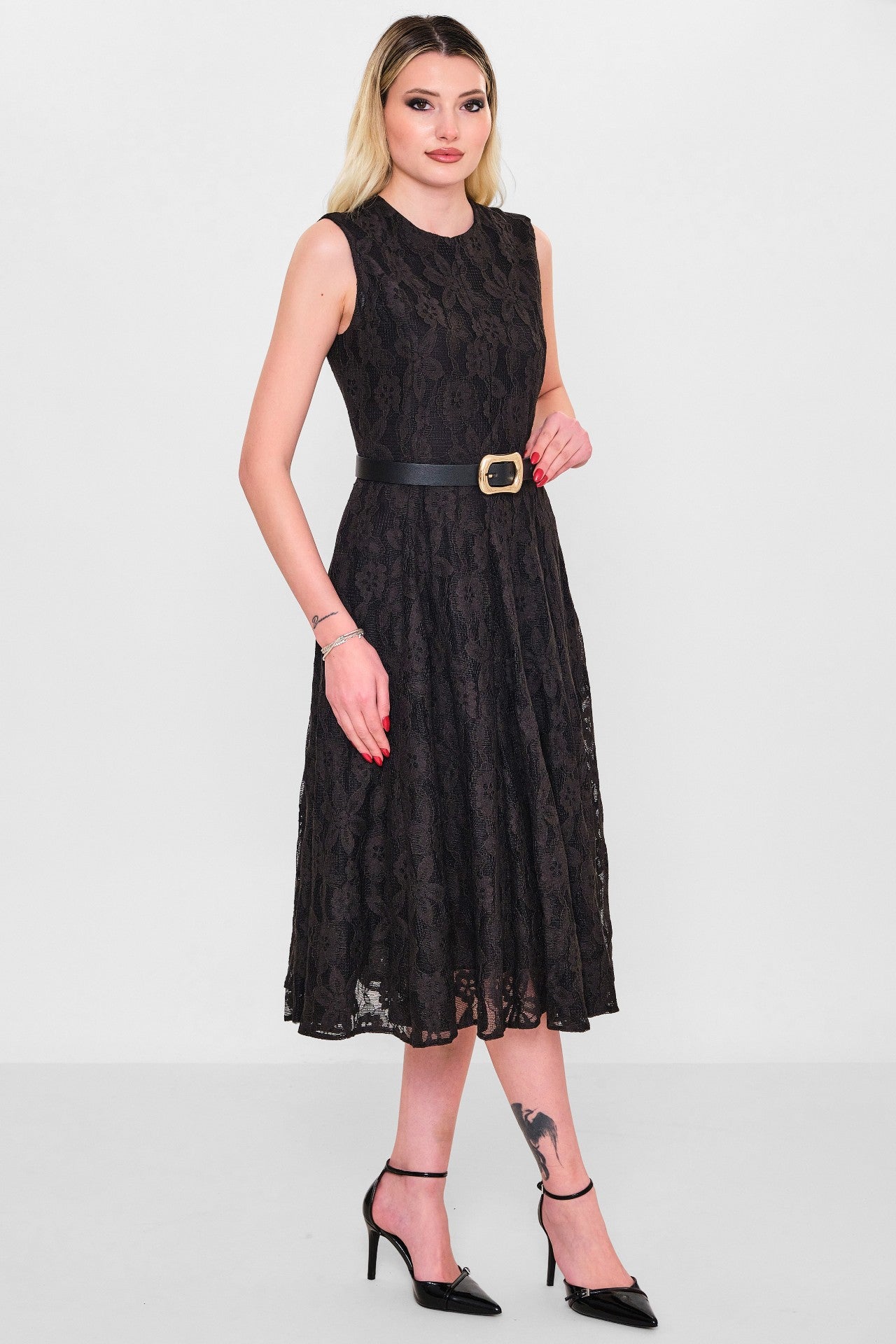 Jarri̇vee - Plus Size Dress (JRVSS26J5239) - 8690200130533