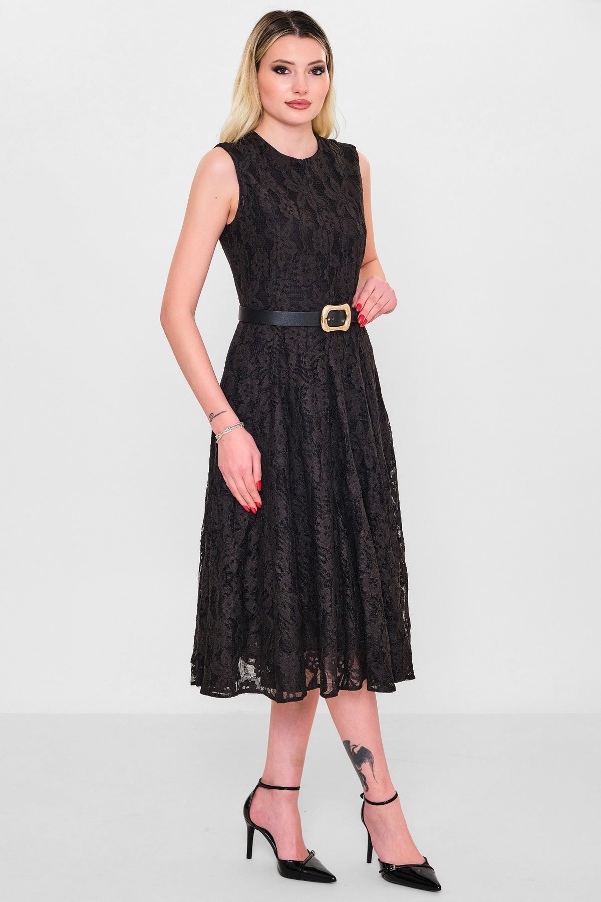 Jarrivee - Plus Size Dress (JRVSS26J5239) - 8690200130533