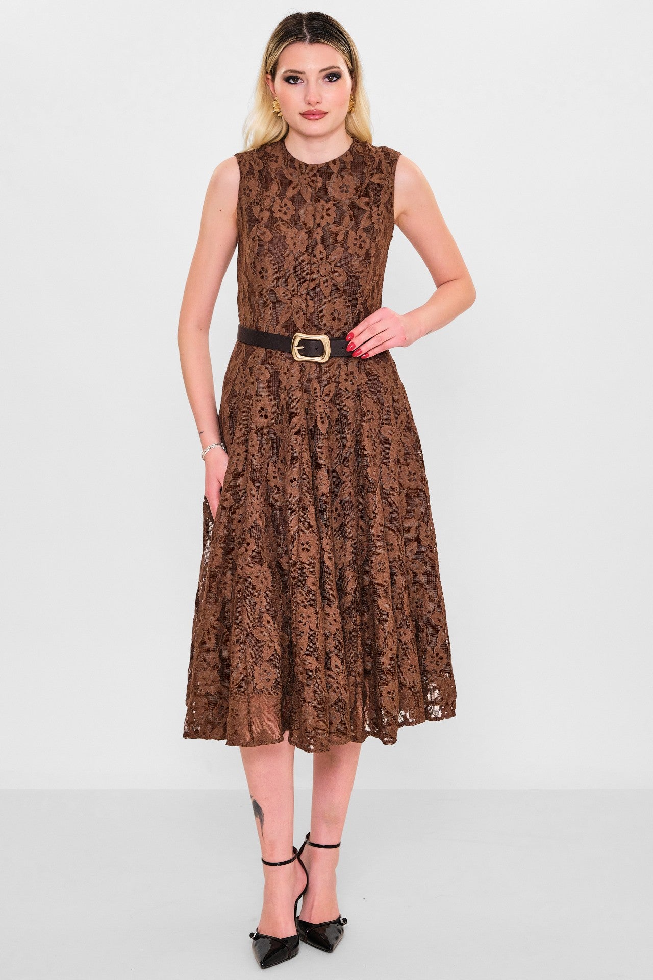 Jarrivee - Plus Size Dress (JRVSS26J5239) - 8690200130540