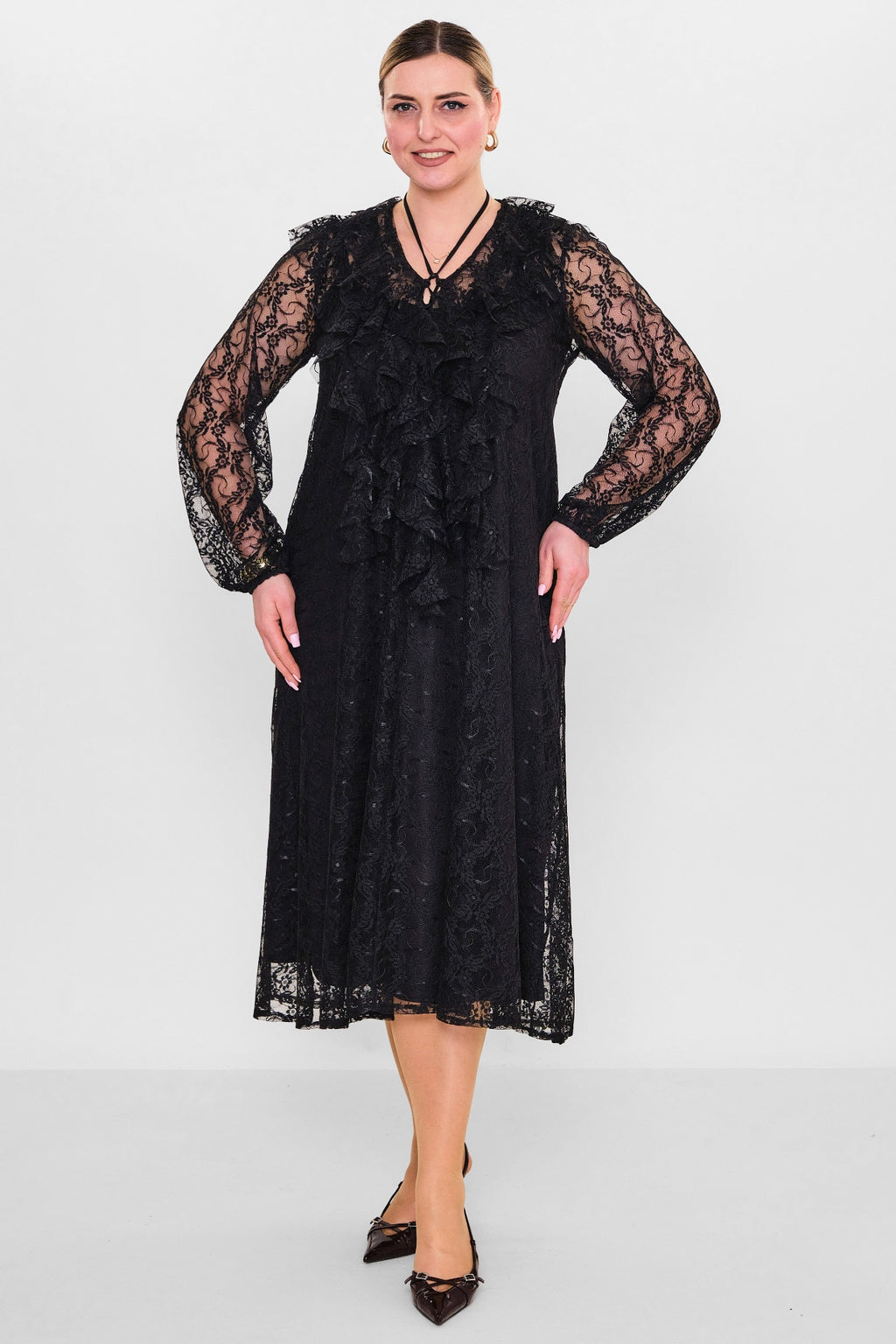 Welike - Plus Size Dress (WLK26Y5850) - 8690200130557