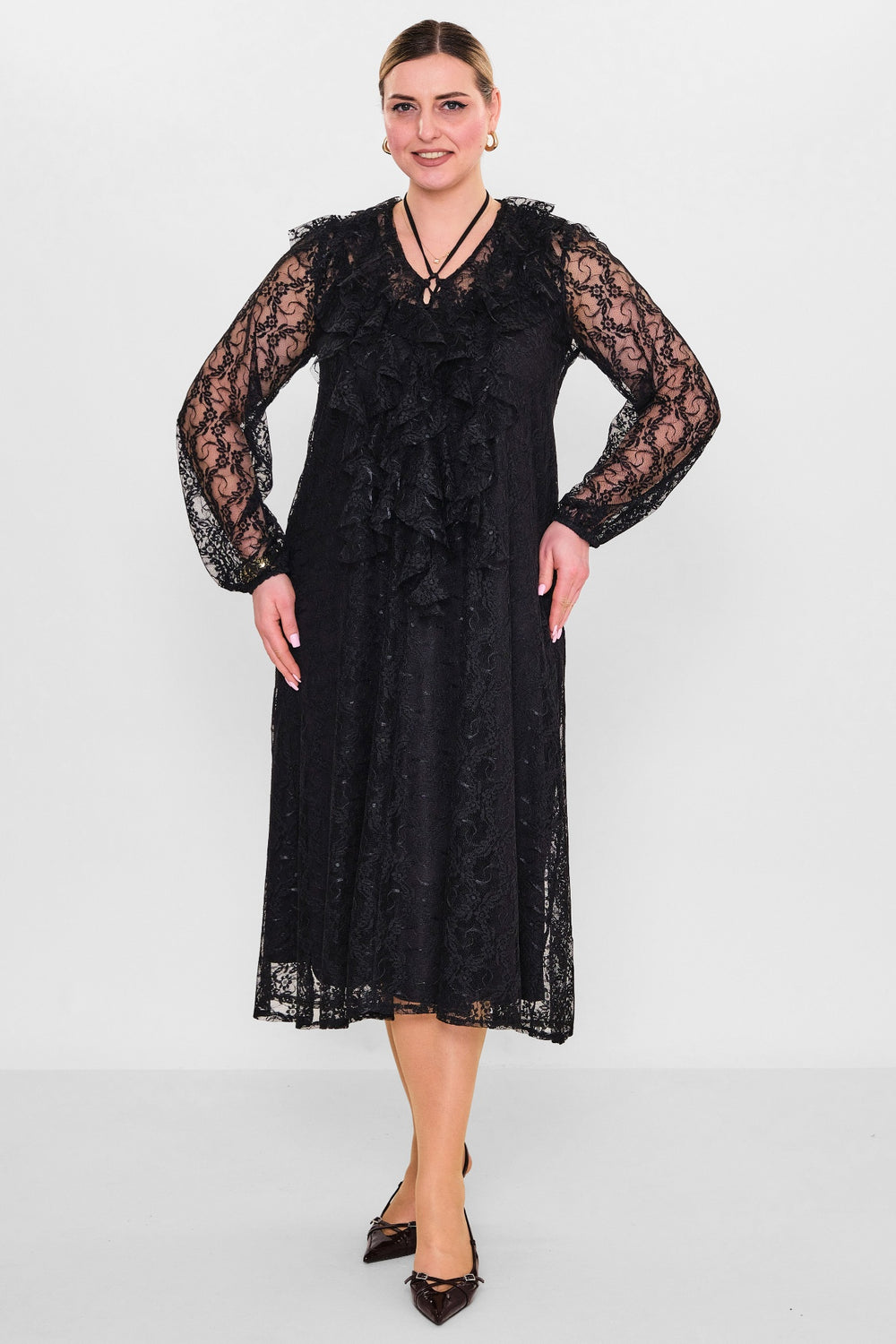 Welike - Plus Size Dress (WLK26Y5850) - 8690200130557