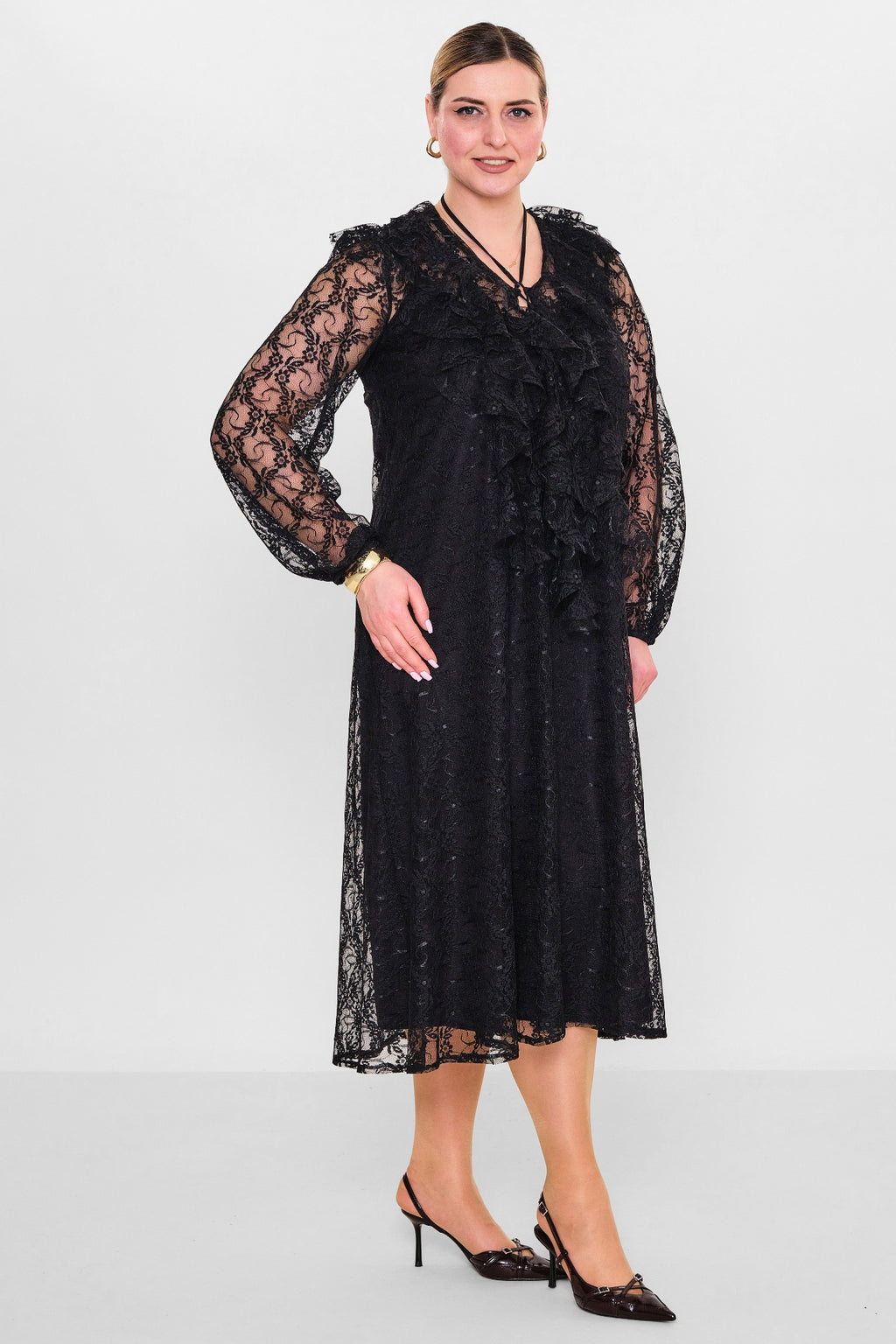 Welike - Plus Size Dress (WLK26Y5850) - 8690200130557