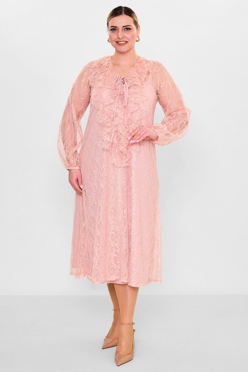 Welike - Plus Size Dress (WLK26Y5850) - 8690200130564