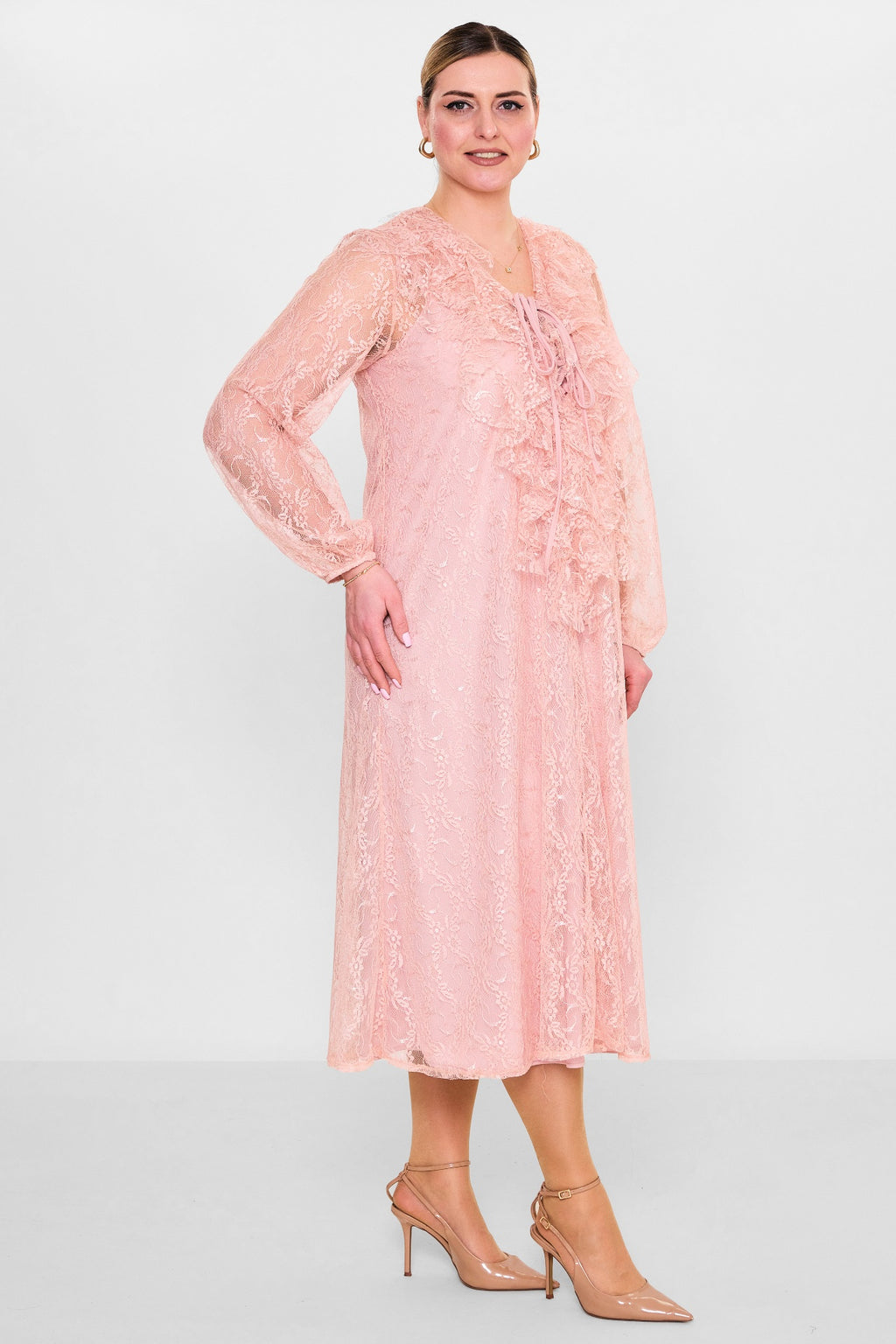 Welike - Plus Size Dress (WLK26Y5850) - 8690200130564
