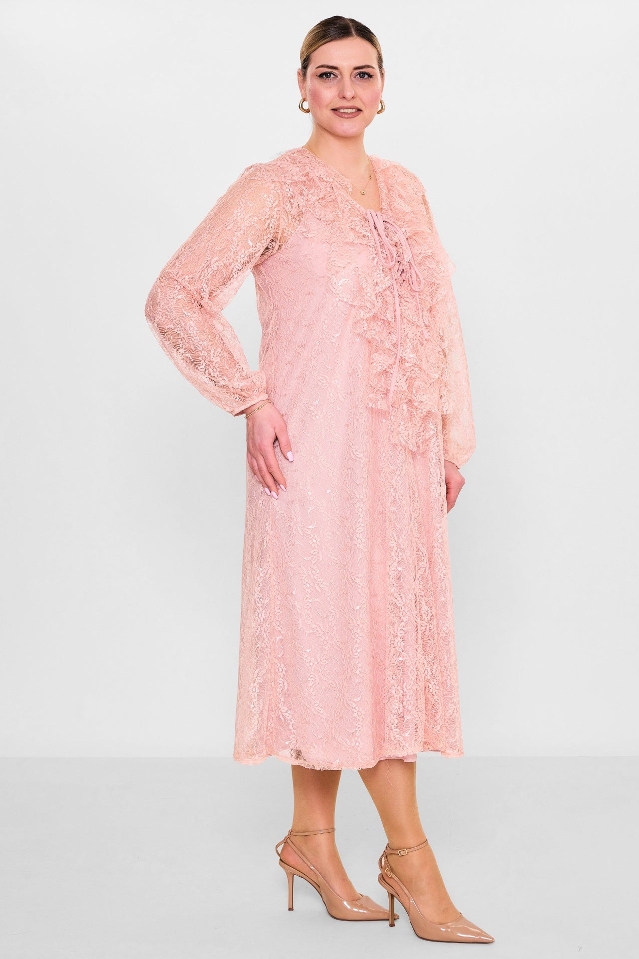 Welike - Plus Size Dress (WLK26Y5850) - 8690200130564