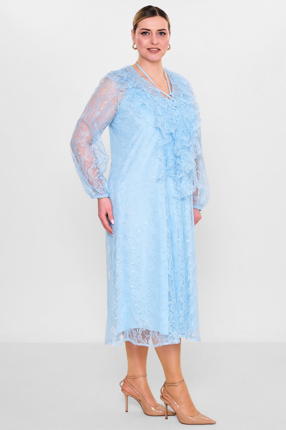 Welike - Plus Size Dress (WLK26Y5850) - 8690200130588