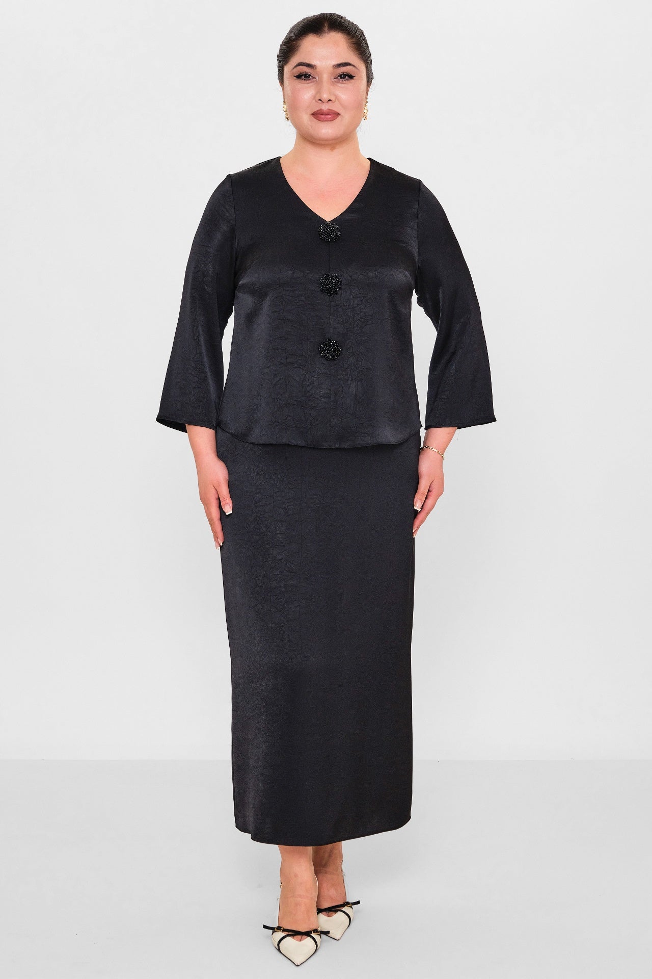 Dress port - Plus Size Suit (DSP26Y3469) - 8690200130656