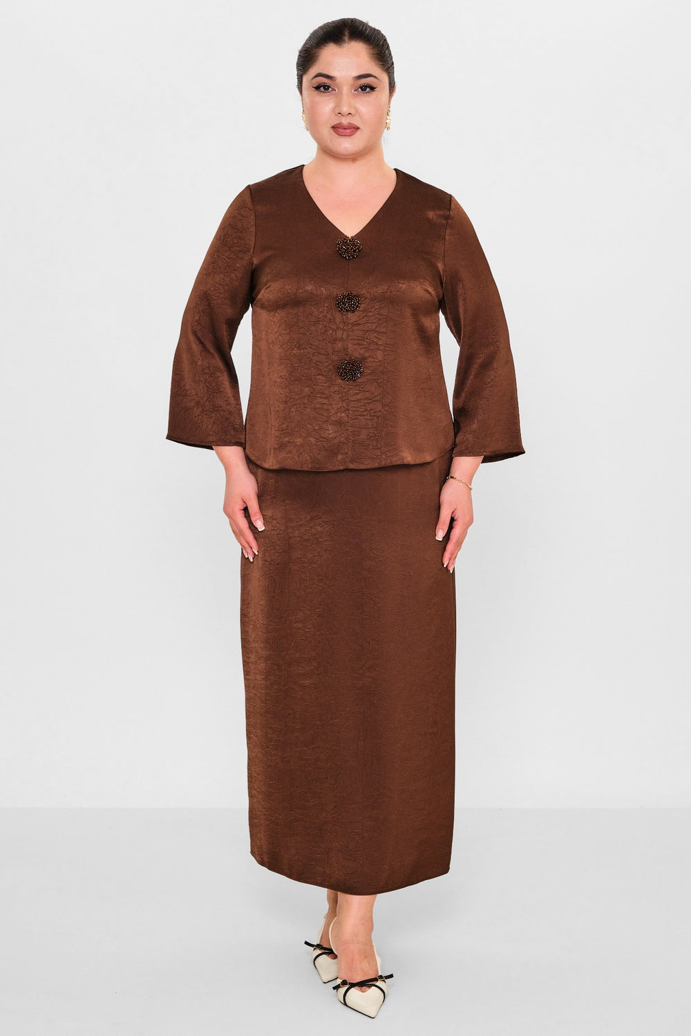 Dress port - Plus Size Suit (DSP26Y3469) - 8690200130663