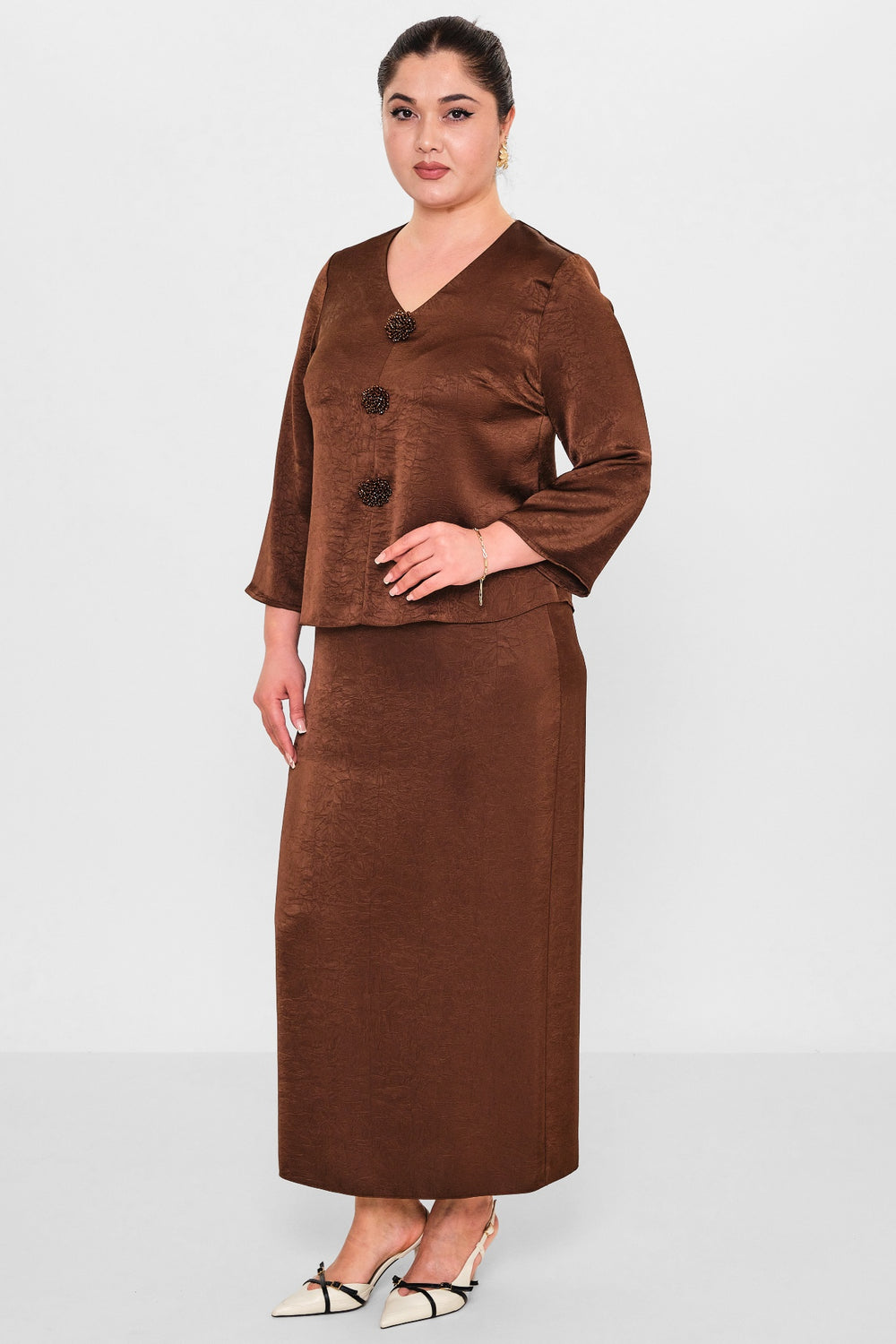 Dress port - Plus Size Suit (DSP26Y3469) - 8690200130663