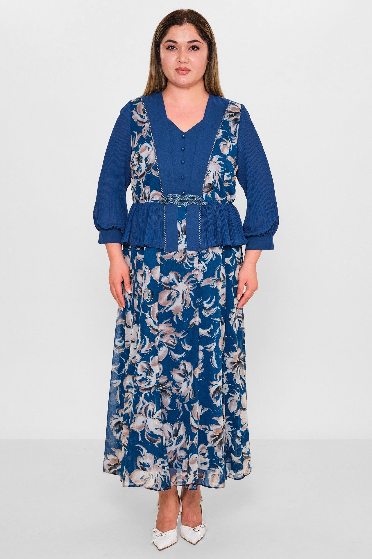 Gumanize - Plus Size Dress (GMZ2025-1084-6785) - 8690200130670