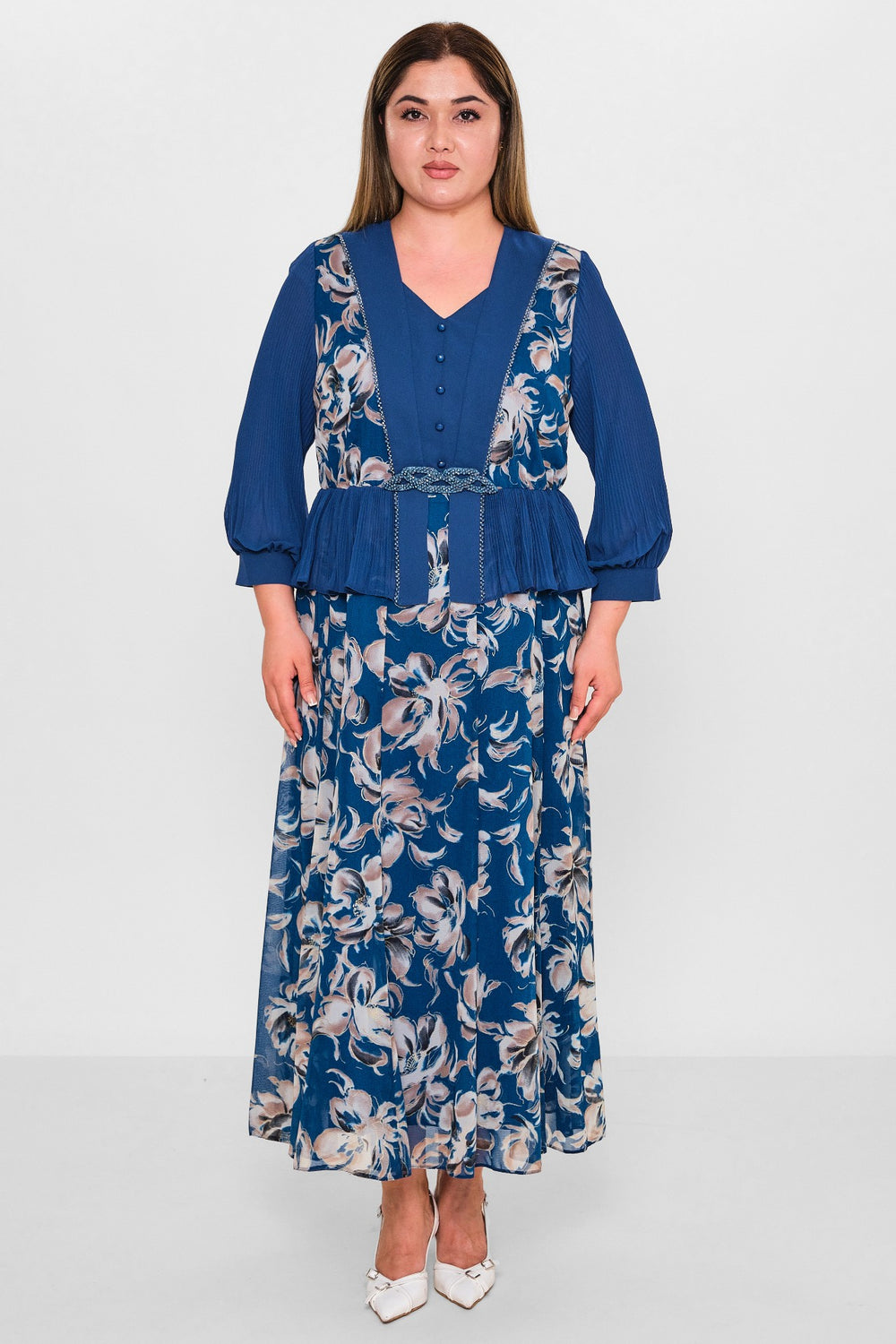 Gumanize - Plus Size Dress (GMZ2025-1084-6785) - 8690200130670