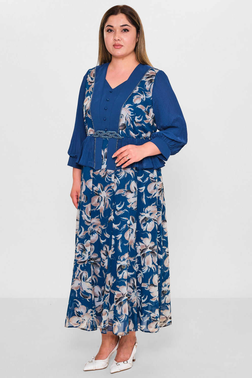 Gumanize - Plus Size Dress (GMZ2025-1084-6785) - 8690200130670
