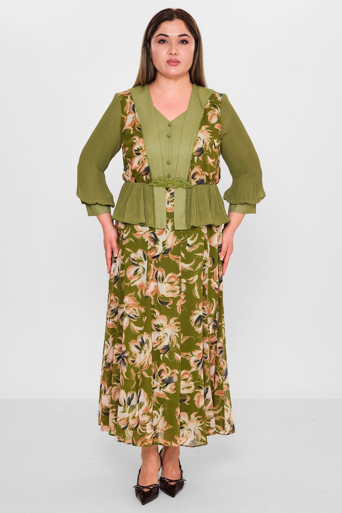 Gumanize - Plus Size Dress (GMZ2025-1084-6785) - 8690200130687