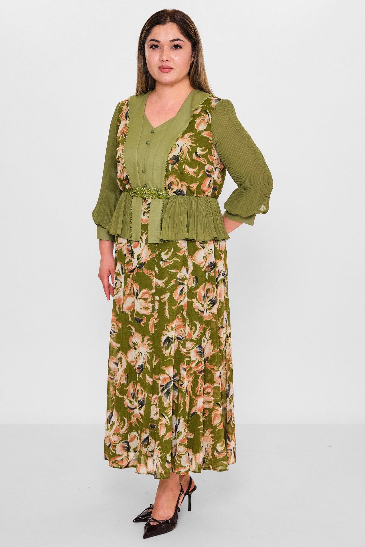 Gumanize - Plus Size Dress (GMZ2025-1084-6785) - 8690200130687