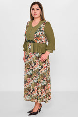 Gumanize - Plus Size Dress (GMZ2025-1085-7651) - 8690200130717