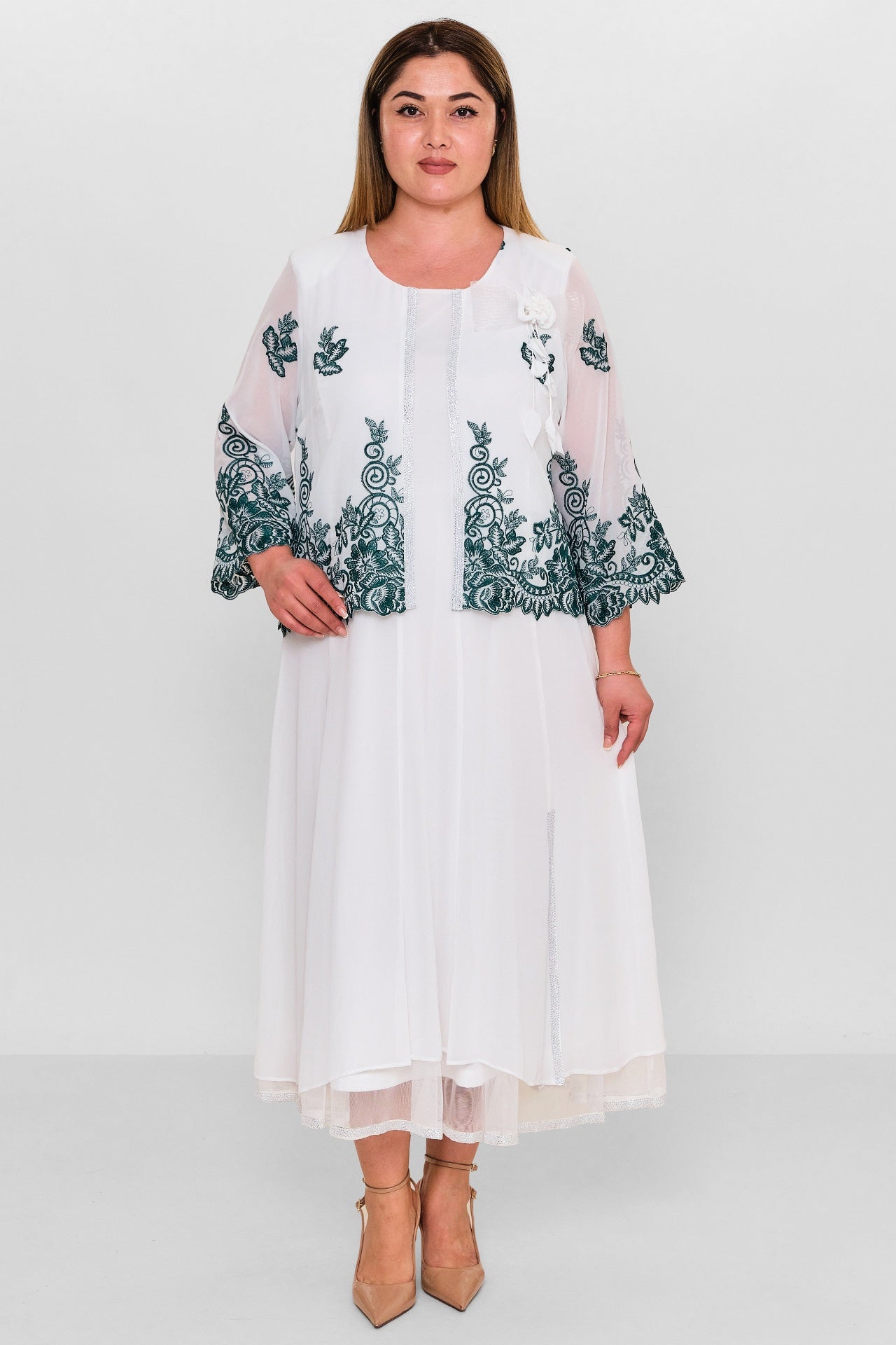 Gumanize - Plus Size Dress (GMZ2025-1129-6486) - 8690200130724