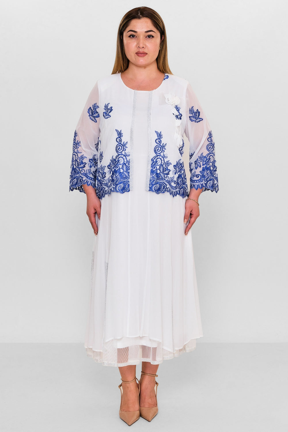 Gumanize - Plus Size Dress (GMZ2025-1129-6486) - 8690200130731