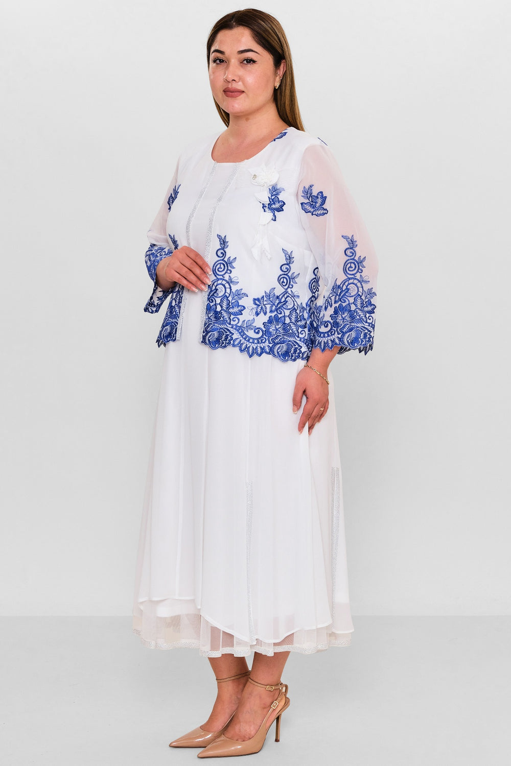 Gumanize - Plus Size Dress (GMZ2025-1129-6486) - 8690200130731
