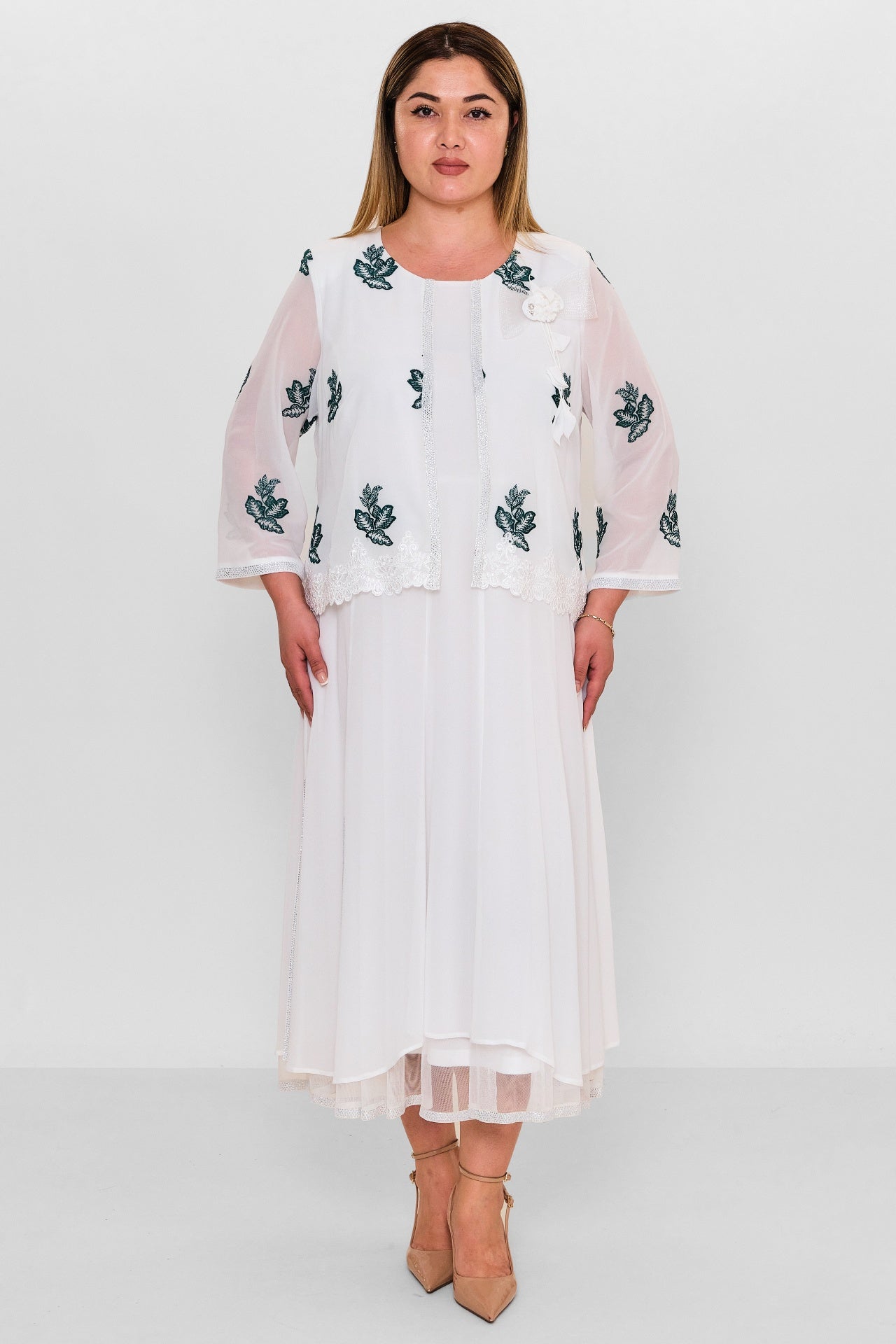 Gumanize - Plus Size Dress (GMZ2025-1130-6486) - 8690200130748