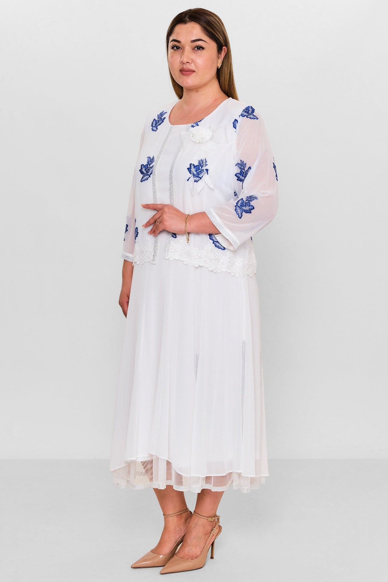 Gumanize - Plus Size Dress (GMZ2025-1130-6486) - 8690200130755